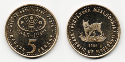 5 denares 1995