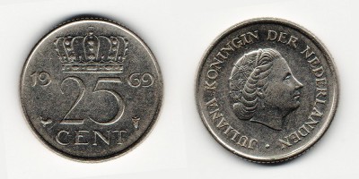 25 центов 1969 года