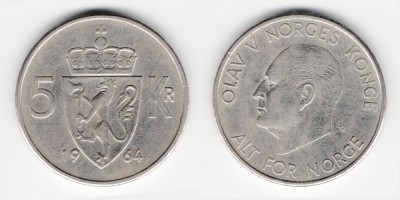 5 kroner 1964