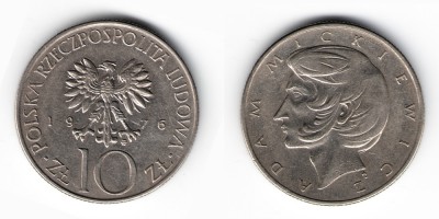 10 zlotych 1976