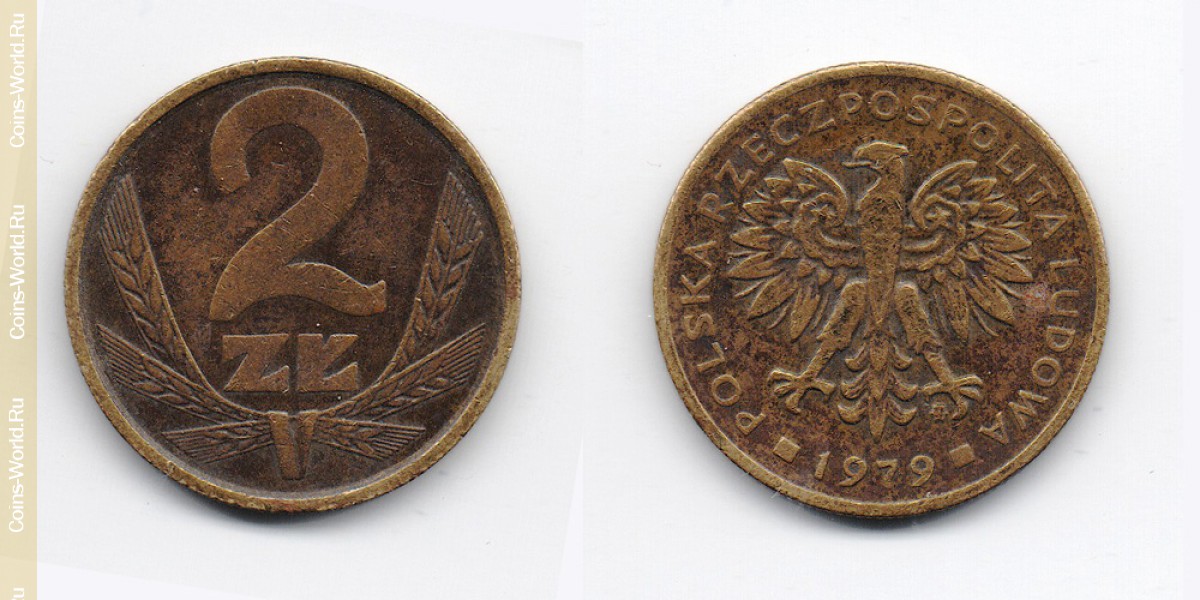 2 zlotych 1979, Polonia