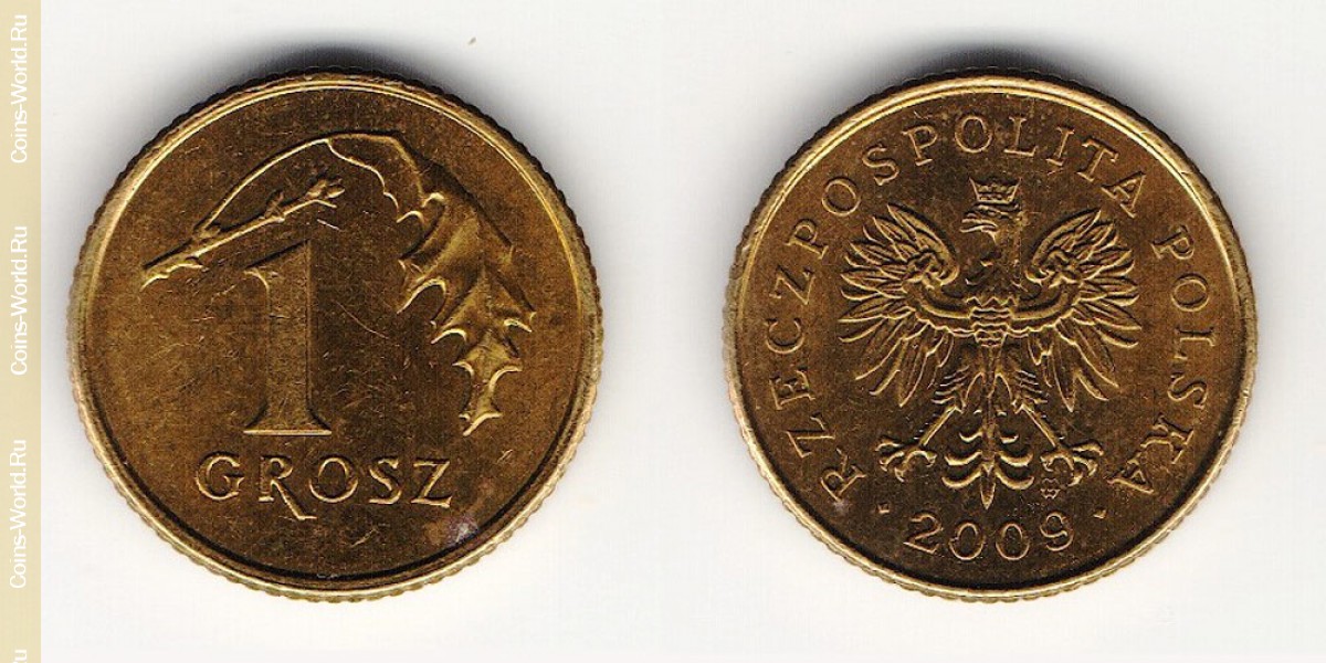 1 грош 2009 года  Польша