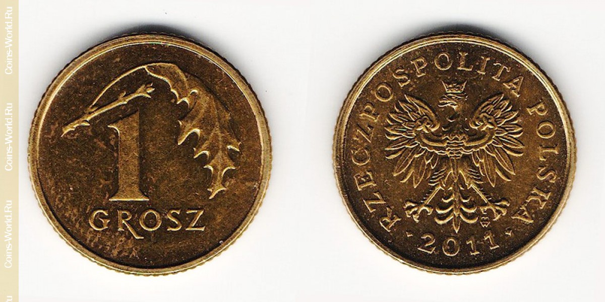 1 грош 2011 года  Польша