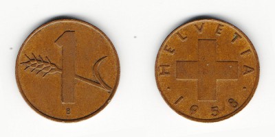 1 céntimo 1958
