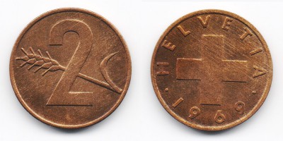 2 céntimos 1969