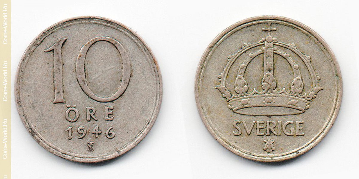 10 Öre Schweden 1946