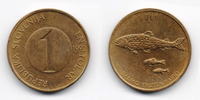1 толар 1992 года
