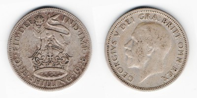 1 shilling 1928
