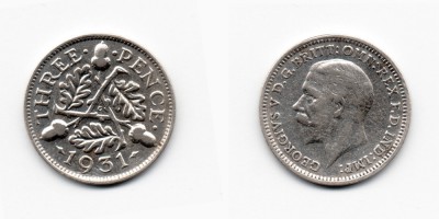 3 pence 1931