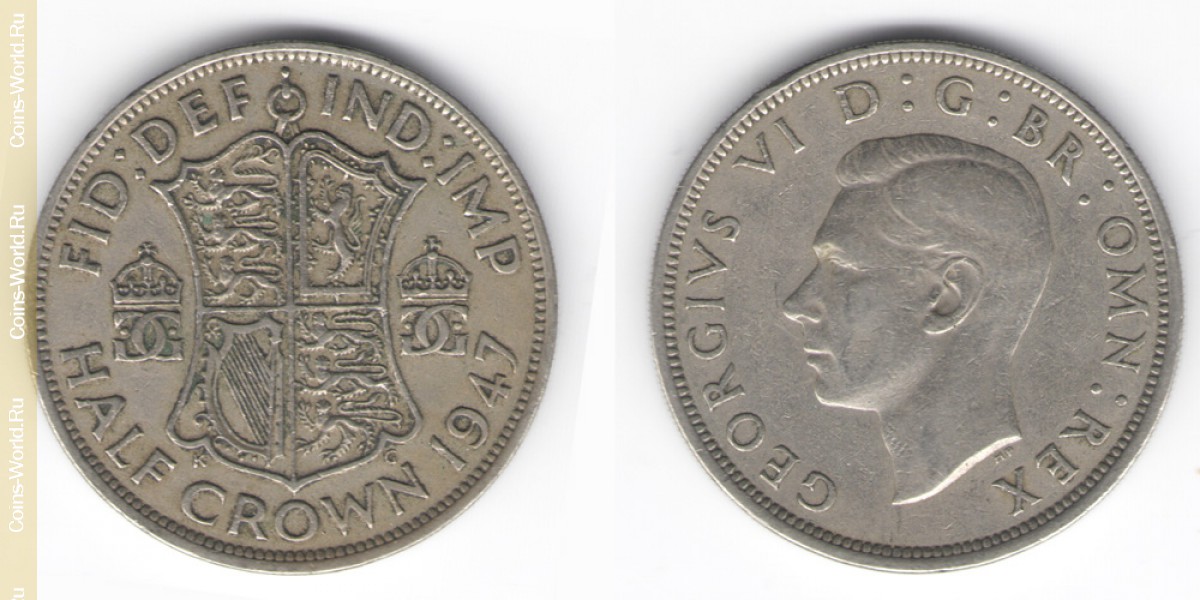 ½ corona 1947 europa