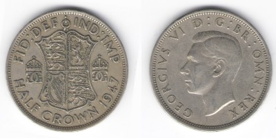 ½ crown 1947