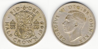 ½ crown 1949
