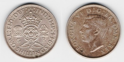 2 shillings (florin) 1944