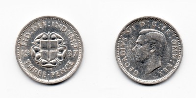 3 pence 1937