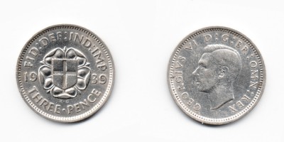 3 peniques 1939