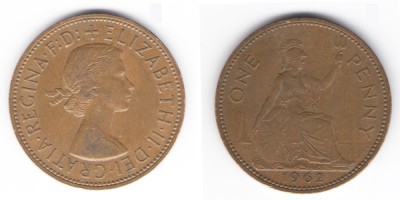 1 Penny 1962
