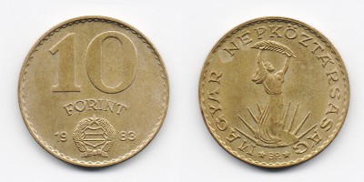 10 forint 1983