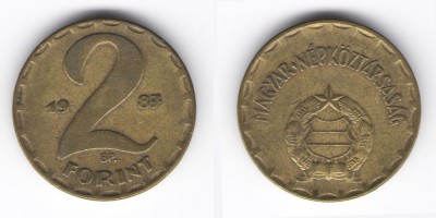 2 forint 1987