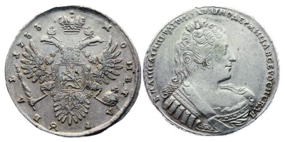 1 рубль 1733 года
