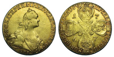 10 rublos 1767