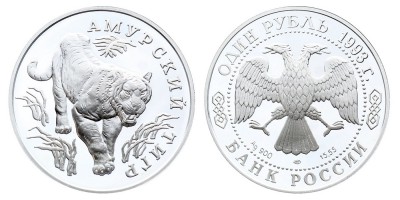 1 rublo 1993
