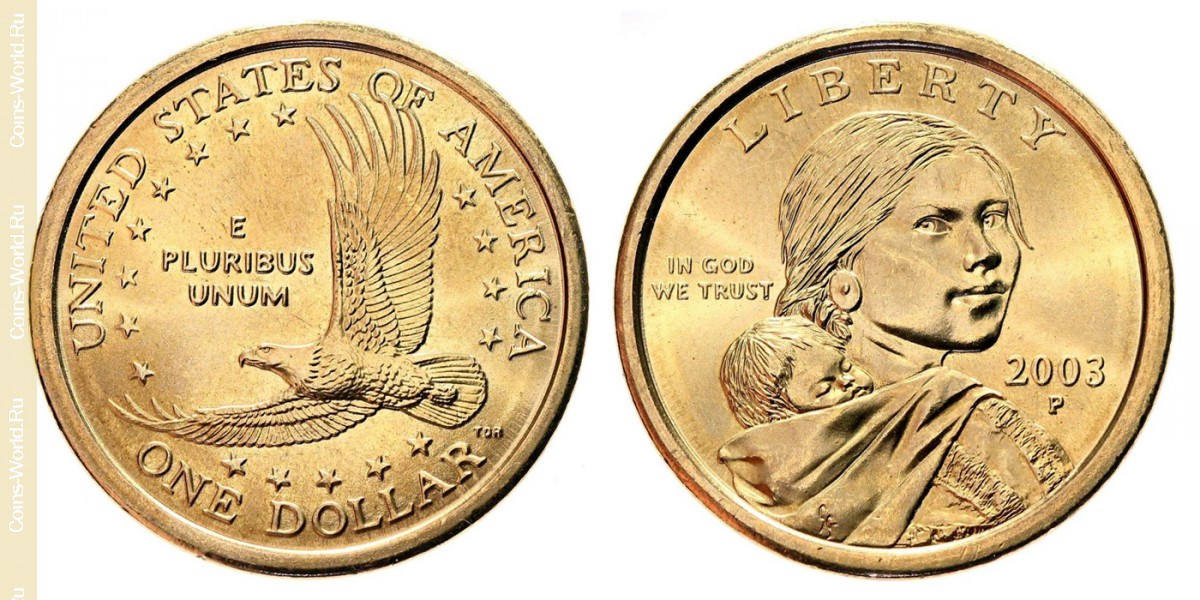1 dólar 2003 P, Estados Unidos