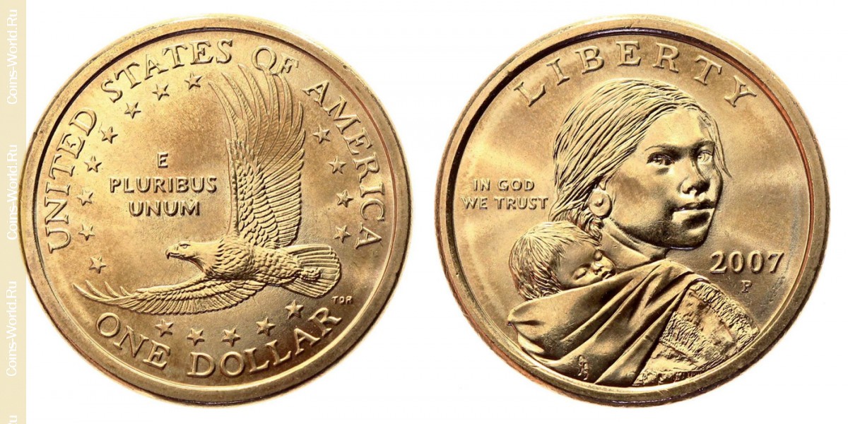 1 dollar 2007 P, USA