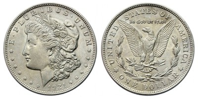 1 dólar 1921