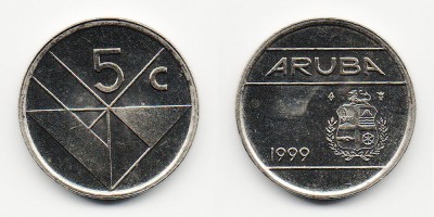 5 центов 1999 года