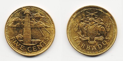 5 centavos  1997