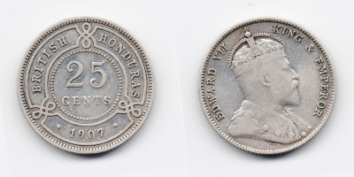25 cents 1907