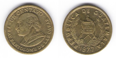1 centavo 1977