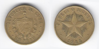 1 peso  1984