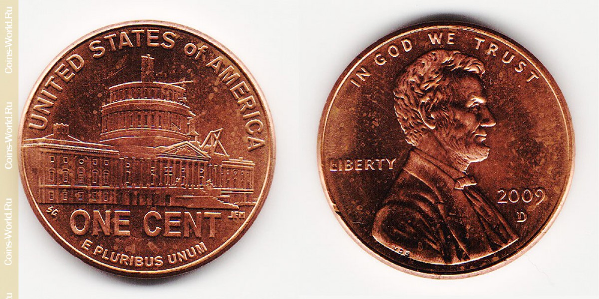 1 cêntimo  2009 EUA