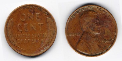 1 cêntimo  1942