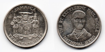 10 центов 1993 года