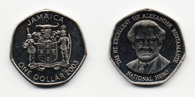 1 dólar  2003