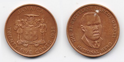 25 centavos  1995