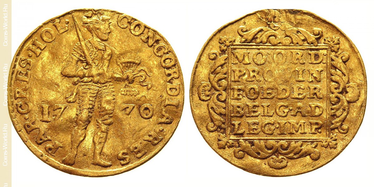 1 ducat 1770, Dutch Republic