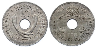 10 центов 1907 года