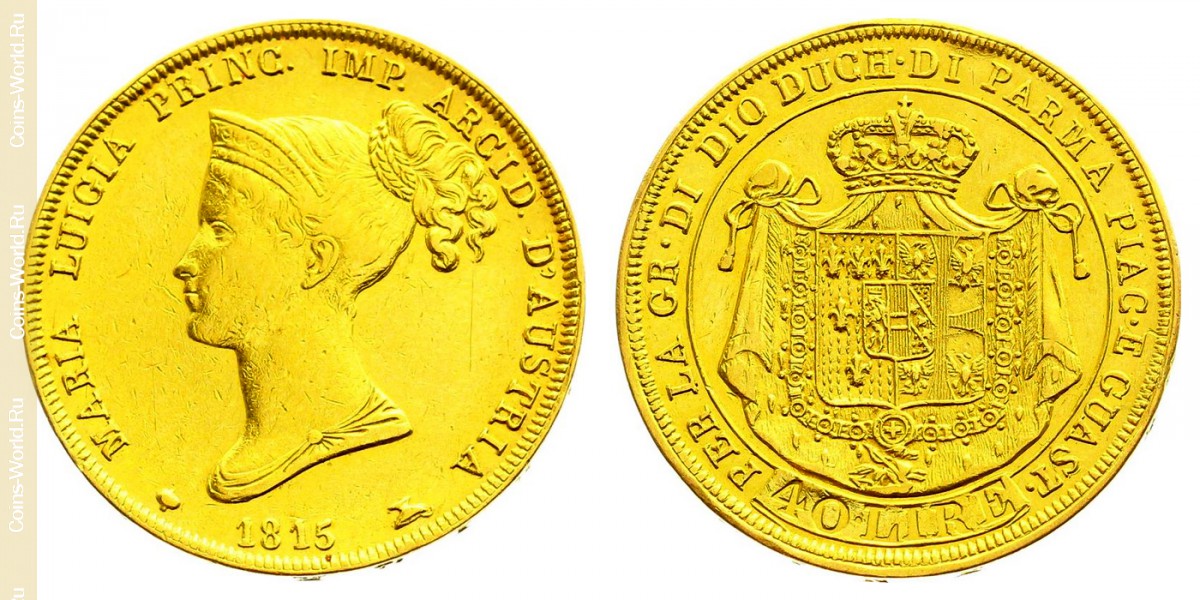 40 liras 1815, Parma