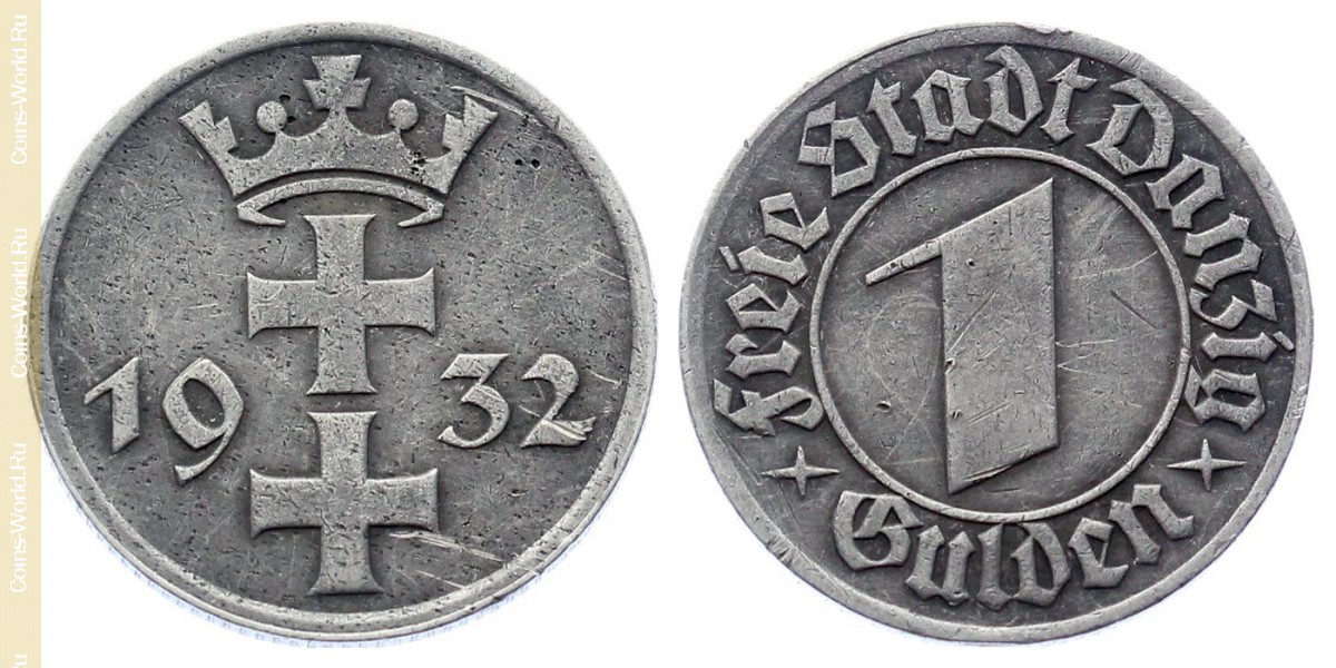 1 florín 1932, Dánzig