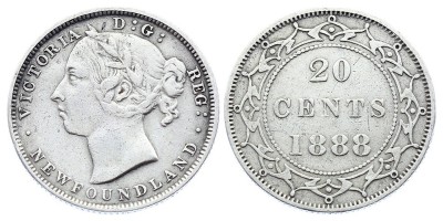 20 центов 1888 года