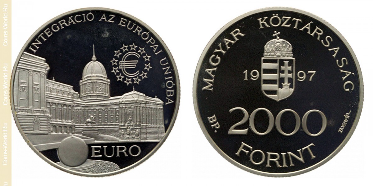 2000 florines 1997, Hungría