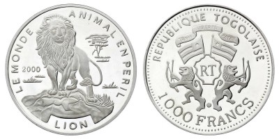 1000 франков 2000 года