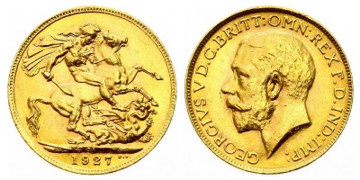 1 sovereign 1927