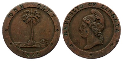 1 cent 1862