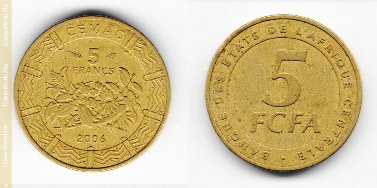 5 франков 2006 года