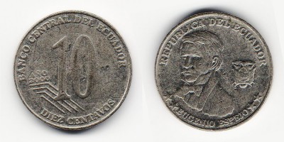 10 centavos 2000