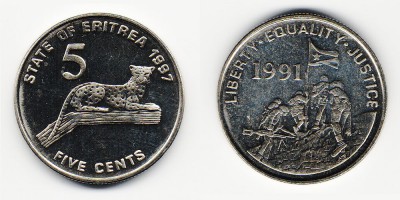 5 cents 1997